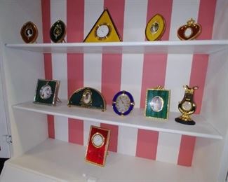 Faberge Clocks and Frames
