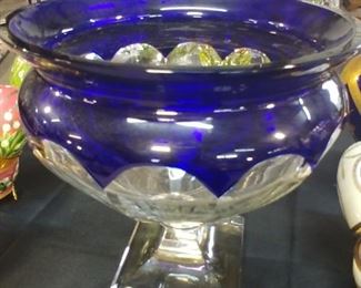 Faberge Cobalt Large Vase