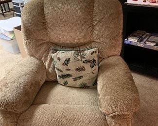  Swivel/recliner in perfect condition.    This is so comfortable you could easily sleep on it.