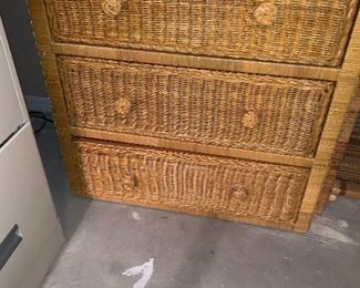 Wicker Chest of drawers