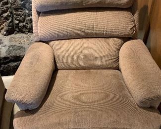 This comfortable recliner is in perfect condition.