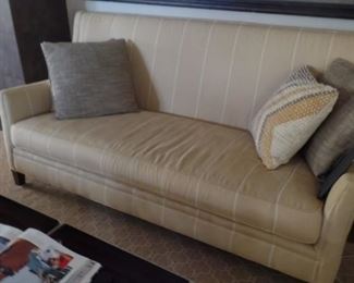 custom designed raw silk sofa  $600 