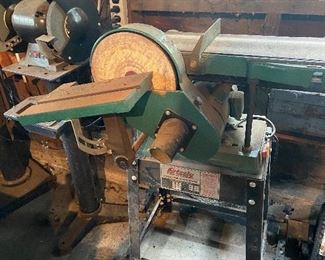 Grizzly belt sander w/ side plate