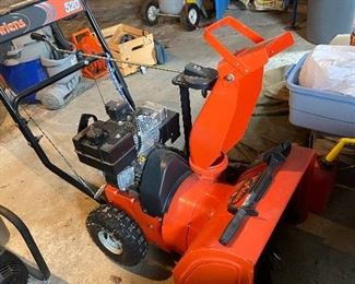 Ariens electric start snow blower
