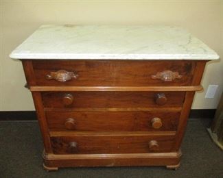 Walnut Victorian Commode
