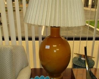Mid Century Pottery Table Lamp