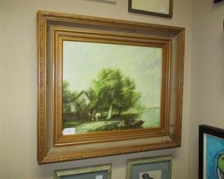 Transfer on Canvas w/ Frame $35