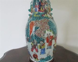 Chinese Famille Table Lamp