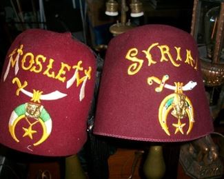 Old Shriners' Fez's