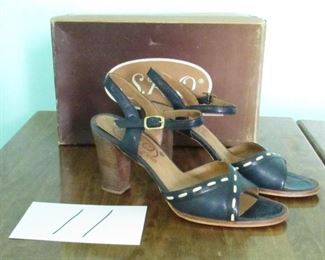 Vintage ladies heels made in Spain