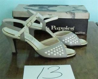 1970s era Hushpuppies pump sandals