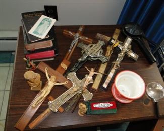 Crosses and other religious items