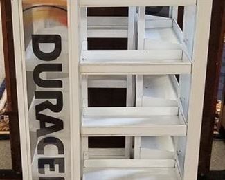 Duracell Free Standing Storage Rack, nice for garage.