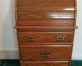 Petite Size Roll Top Desk