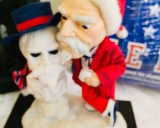 Colonel Reb Santa and Colonel Reb Snowman
