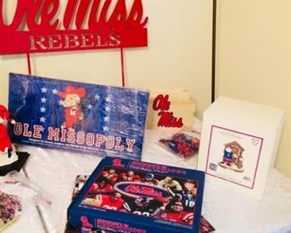 Ole Miss Yard Stake and Ole Miss Weathervane!  See the Monopoly game and books!