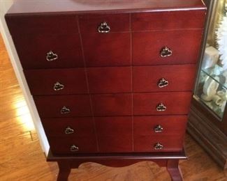 Silver chest on legs!