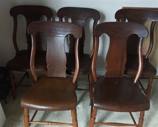 Antique 18 century chairs. 