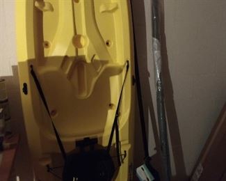 One seat kayak.