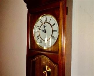 Howard Miller Wall Clock with Chimes -- 80.00