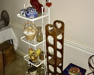 Small Narrow Baker's Rack -- 20.00                                                 Wine Rack -- 10.00