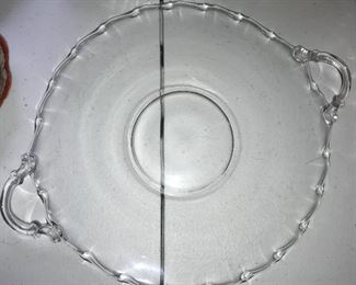 Fostoria "Century" handled plate -- 15.00