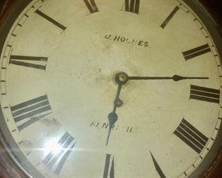 Round 19th Century Scottish Wall Clock — 200.00