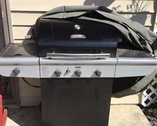Thermos gas grill with cover