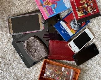Tablets, phones, CDs, DVD, wallets, more