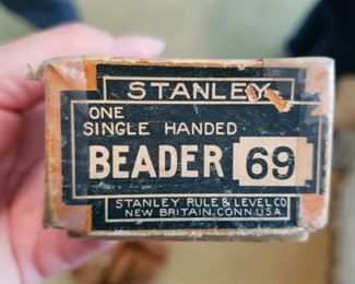 $400, #69 Stanley Hand Beader 16J 1898-1917  w/ box! 
 Reasonable offers will be considered