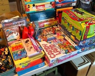 new games, learning cards, etc