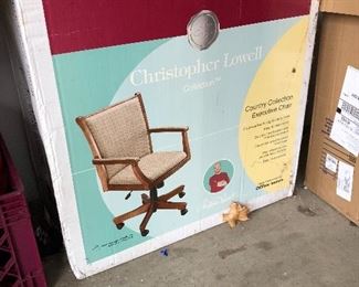 new in box executive desk chair