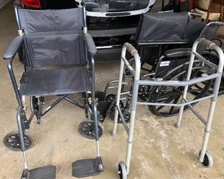wheelchairs, walkers