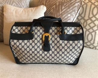 vintage GUCCI large doctor bag - travel bag 