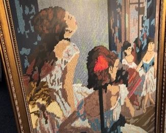needlepoint dancers