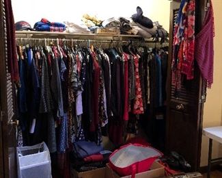closet #3 of women's clothing - so much to see!