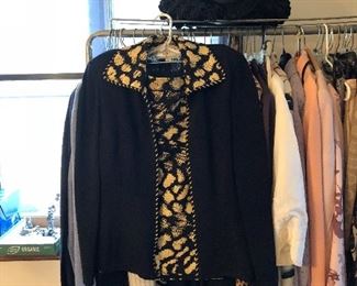 St. John knit jacket & skirt