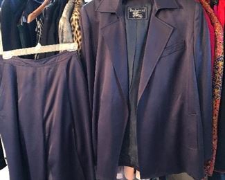 Burberry suit vintage - generous sz 8-10