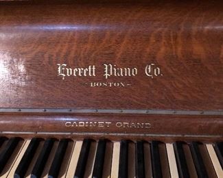 Beautiful Victorian Upright Grand piano c. 1895
