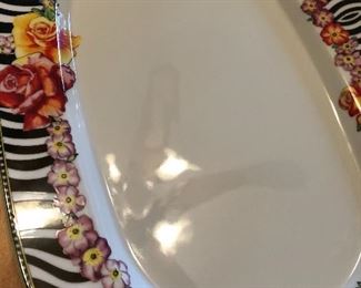 Versace x Rosenthal "Hot Flowers" platter