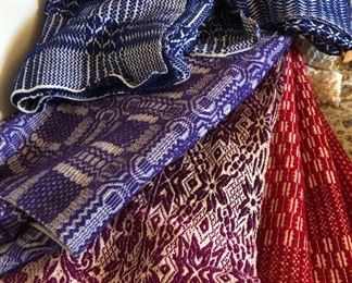vintage woven wool bedspreads