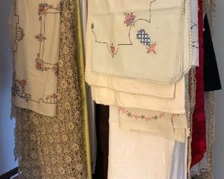 antique & vintage linens, lace, tablecloths, doilies, beautiful!