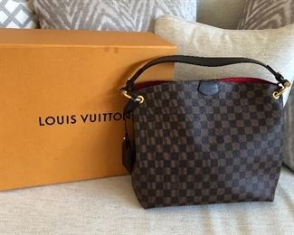 Louis Vuitton Graceful PM Damier Ebene with original box.