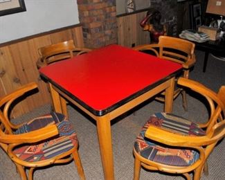 game table with 4 chairs from the 1950's                          
          BUY IT NOW $ 185.00 