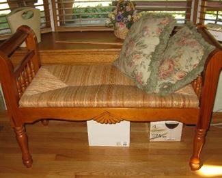 WOVEN seat bench   BUY IT NOW $ 65.00