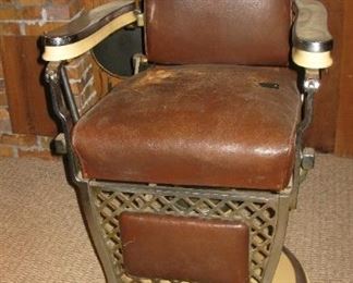 Emil J Paidar vintage barber chair                                          BUY IT NOW $ 250.00