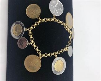 Italian Lire Bracelet