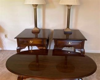 Three Tables Two Lamps