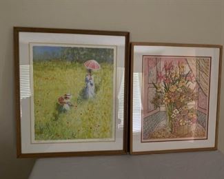 Two Signed Lithographs