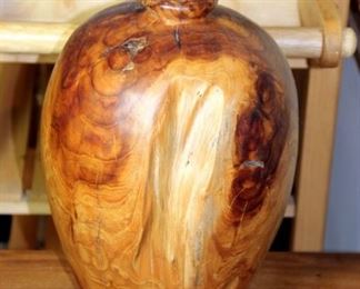 Nice Hand Carved Burl Vase